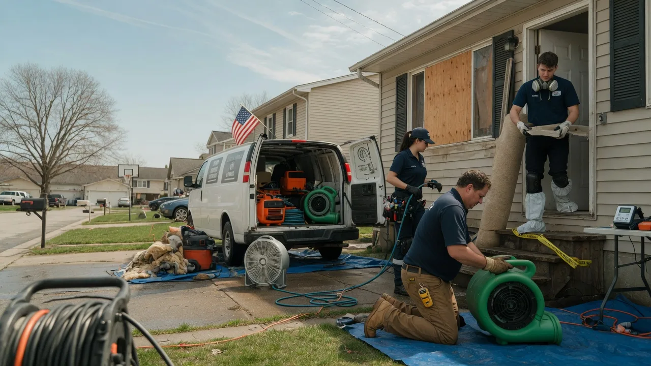 Water Damage Restoration in Rock Island, TX near me